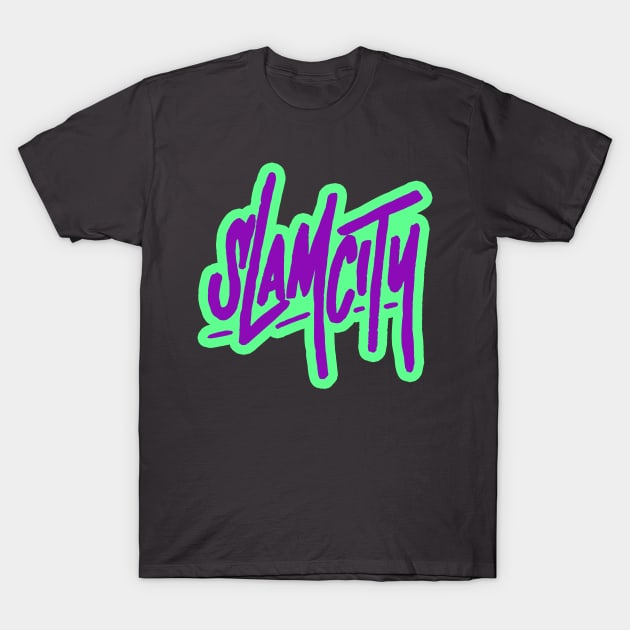 Slam City Graffiti Logo T-Shirt by Slam City